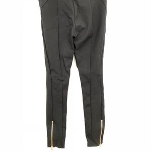 LOFT 0 Petite ankle zip black dress leggings NWOT